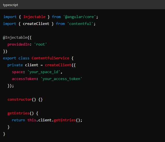 Create a Service to Fetch Data