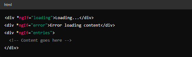 Display Loading Indicators 