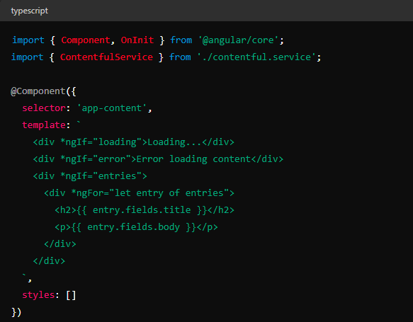 Fetch and Display Data in a Component